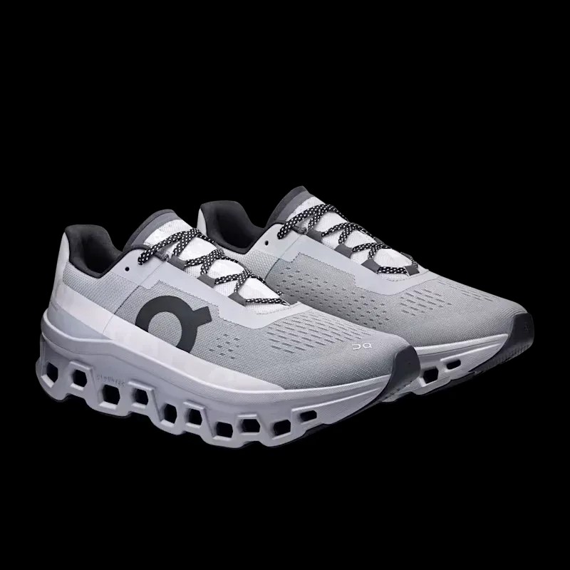 On Running Cloudmonster Alloy Silver - HypeFly India View 3