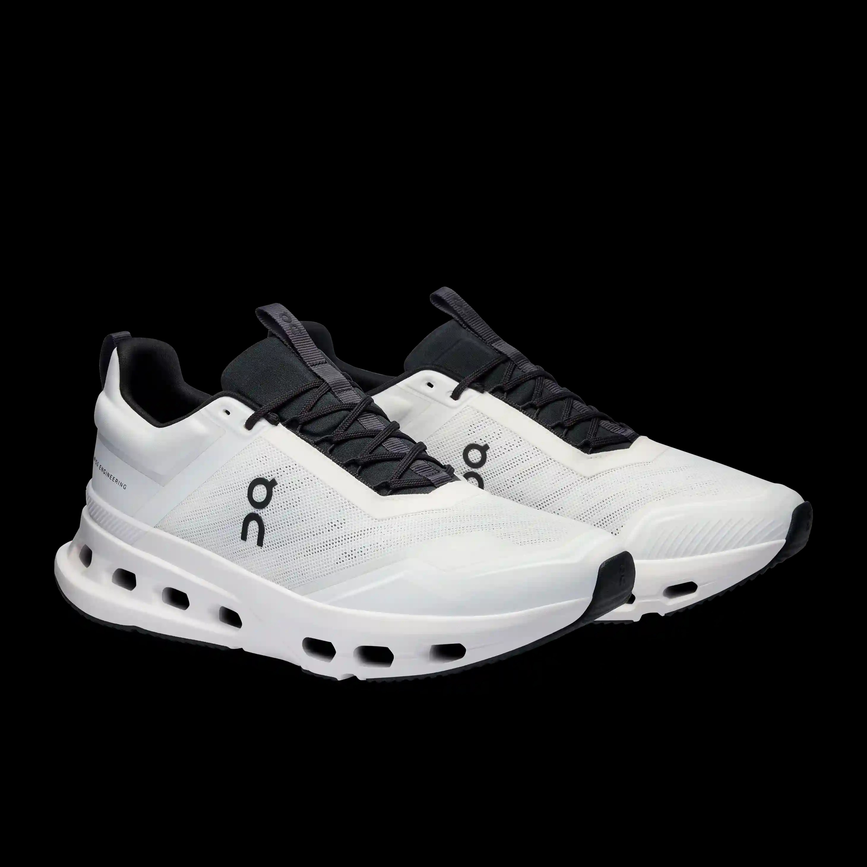 Cloudnova X White Black On Running - HypeFly India View 3
