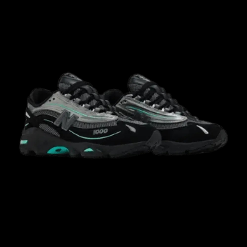 New Balance 1000 'Black Teal' JD Exclusive - HypeFly India View 5