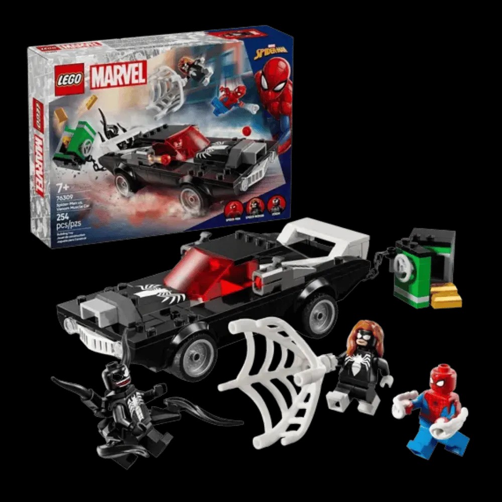 Lego Marvel Spider-Man vs. Venom Muscle Car - HypeFly India View 1