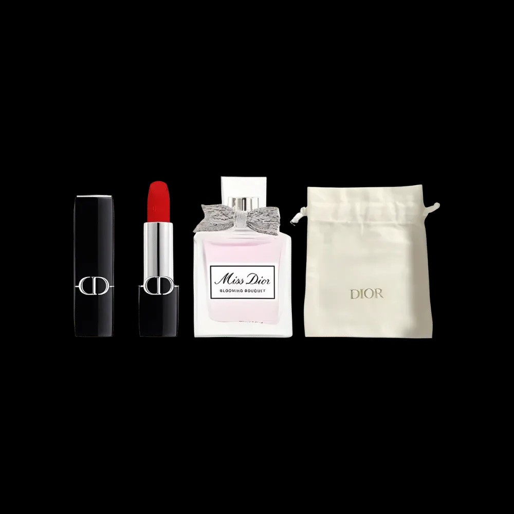 Dior Perfume + Lipstick Gift Set - HypeFly India View 1