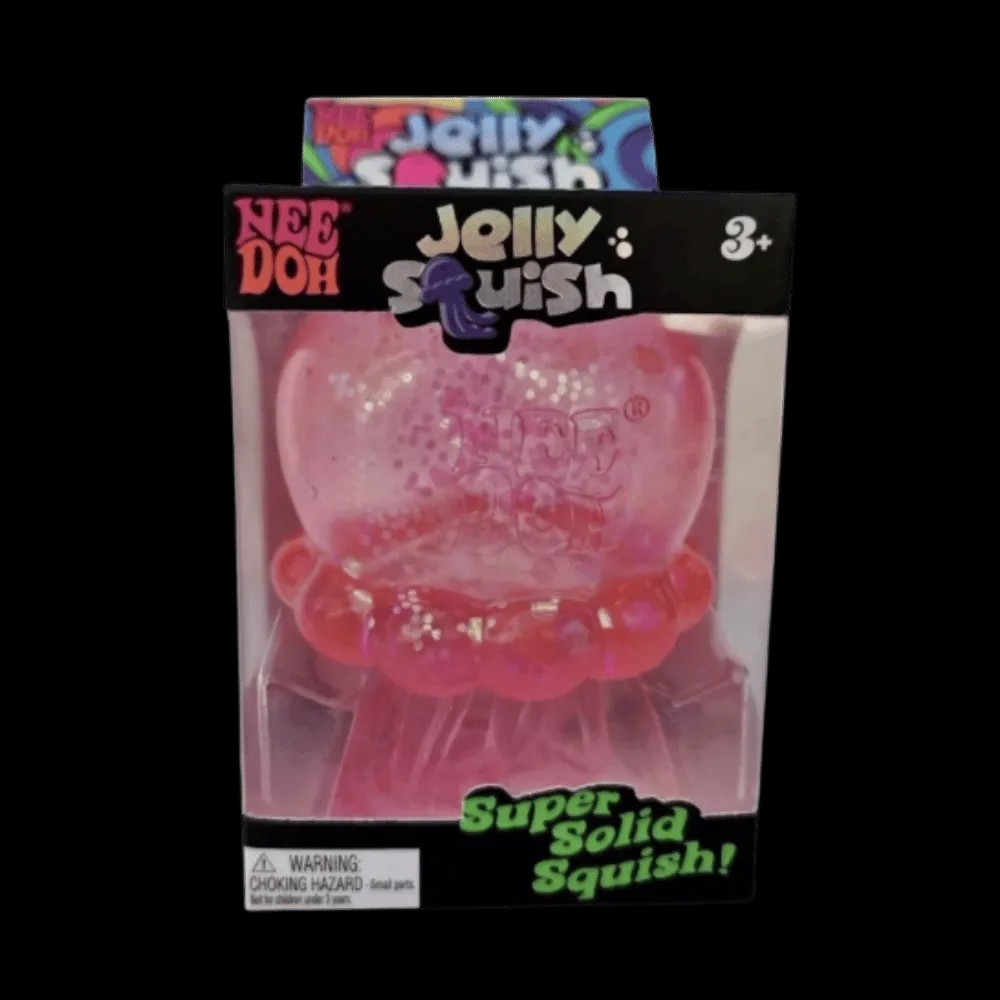 NeeDoh JellySquish Squishy Fidget Toy Pink - HypeFly India View 1