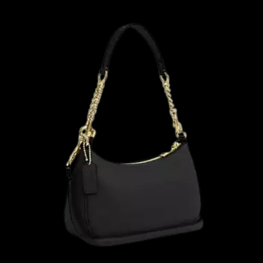 Coach Teri Shoulder Bag Black & Gold - HypeFly India View 2