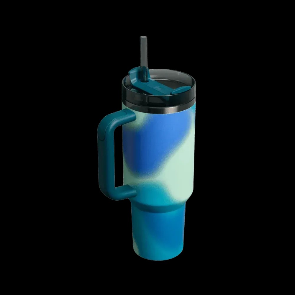 Stanley Quencher H2.0 FlowState Tumbler Coastal Teal Motion - HypeFly India View 2