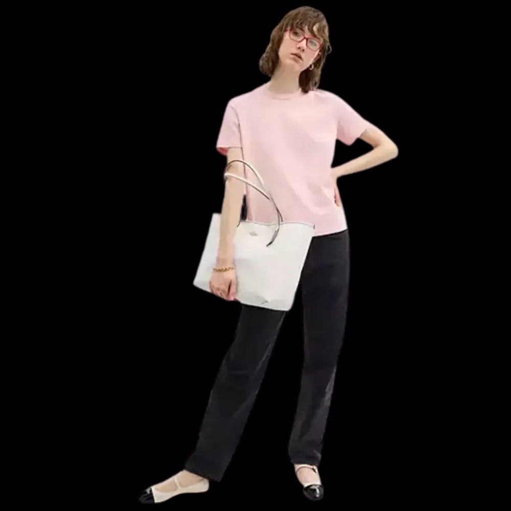 Coach City Tote Bag In Signature Canvas White - HypeFly India View 4