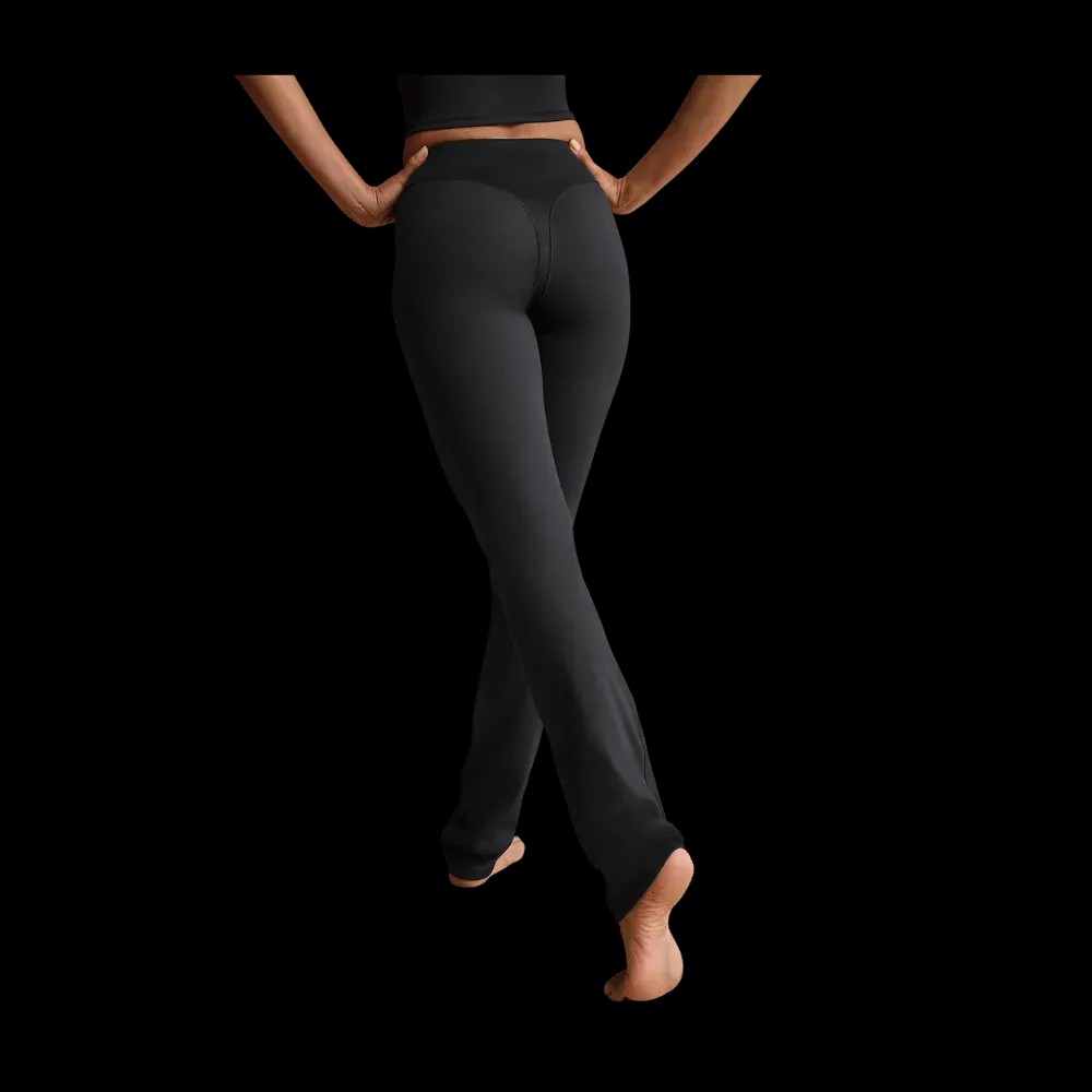 Nike X Skims Matte Women's High-Waisted V-Panel Straight Leggings OBSIDIAN - HypeFly India View 3