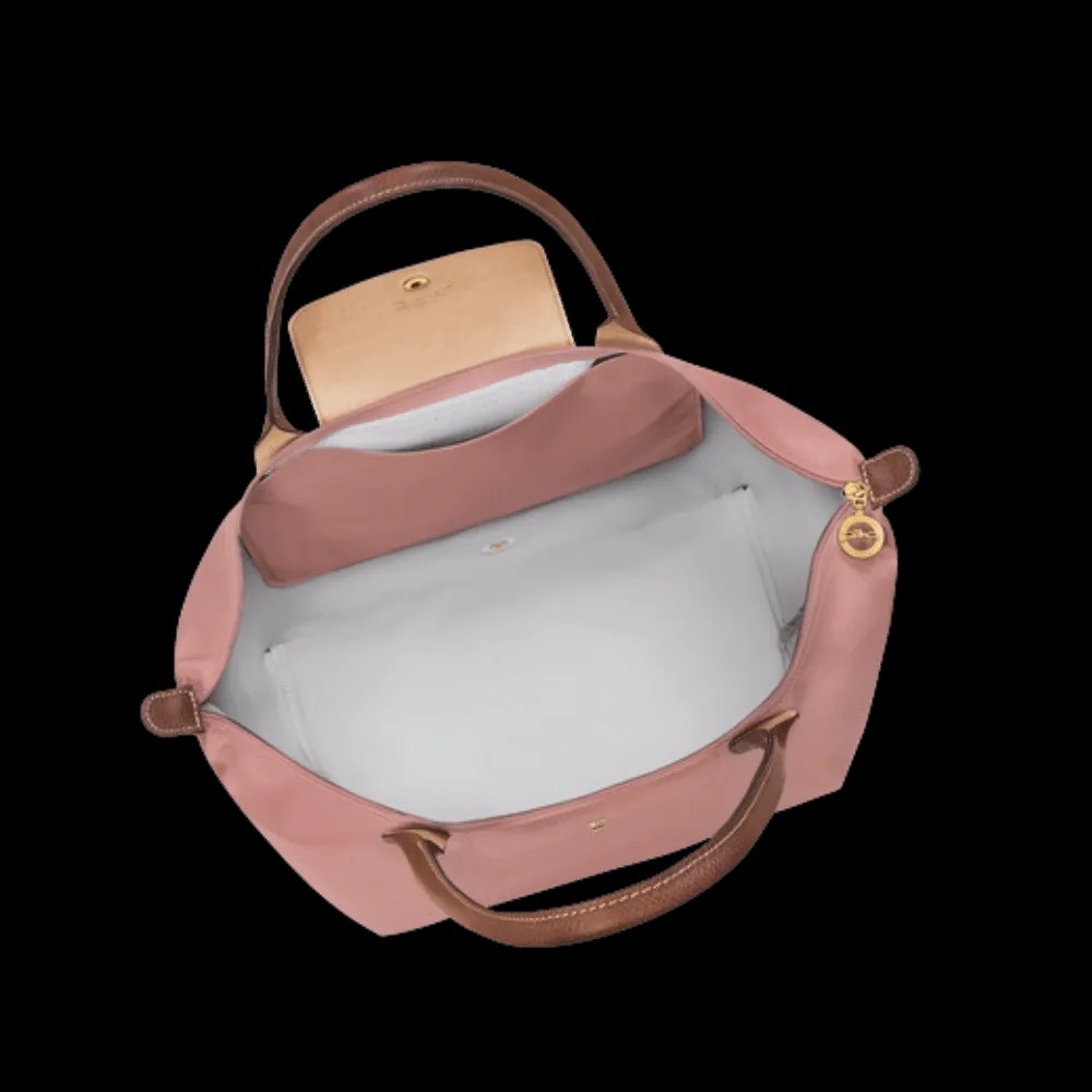 Longchamp Le Pliage Original L Tote bag Pink Tea - Recycled canvas - HypeFly India View 3