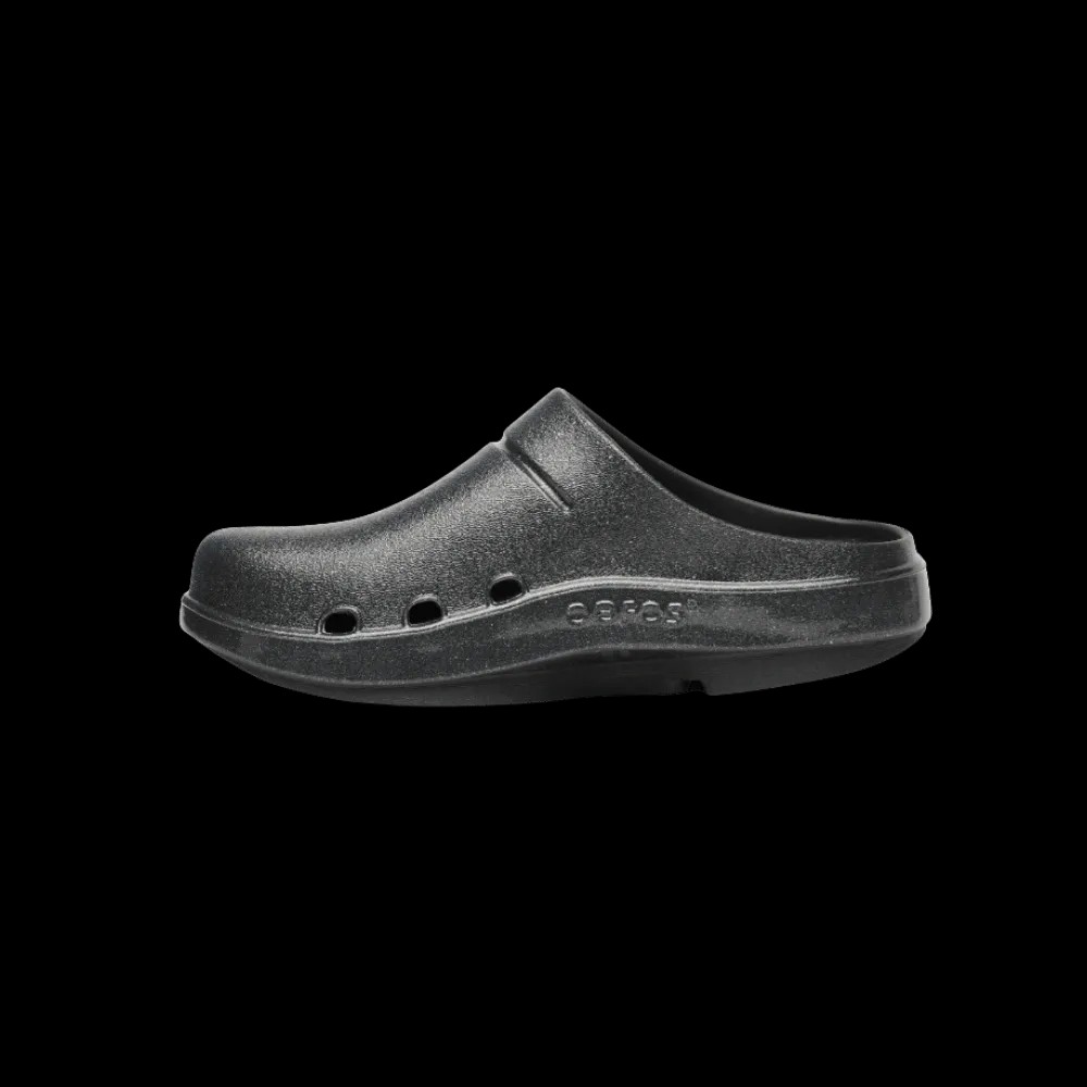 Oofos OOcloog Luxe Clog - Black Sparkle - HypeFly India View 2