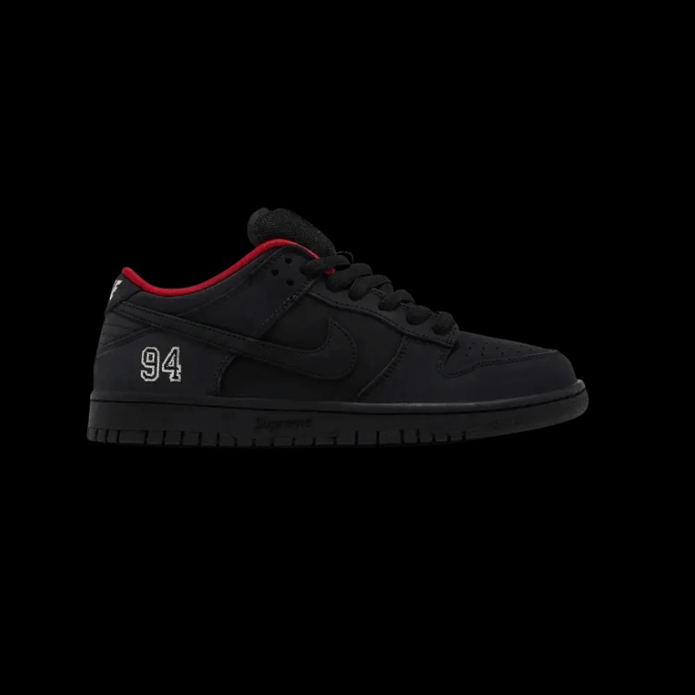 Nike Supreme x Dunk Low SB 'Black' - HypeFly India View 1