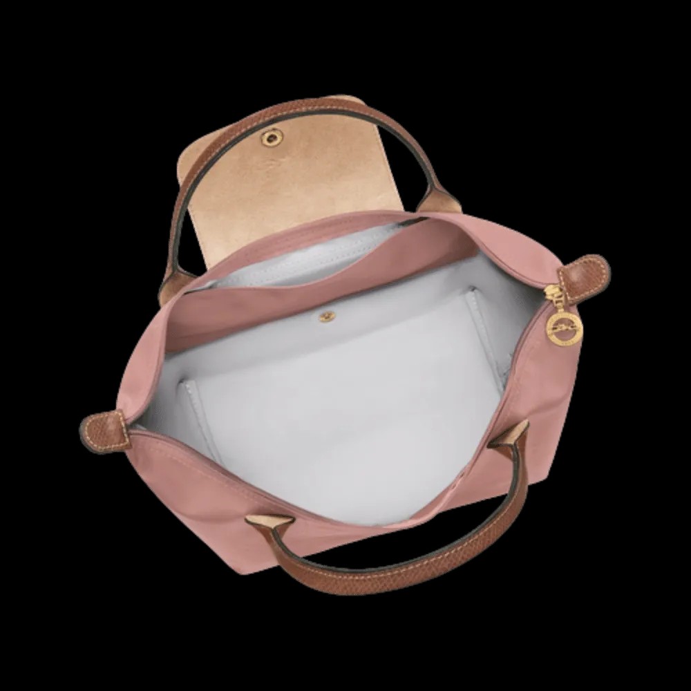 Longchamp Le Pliage Original S Handbag Pink Tea - Recycled canvas - HypeFly India View 3