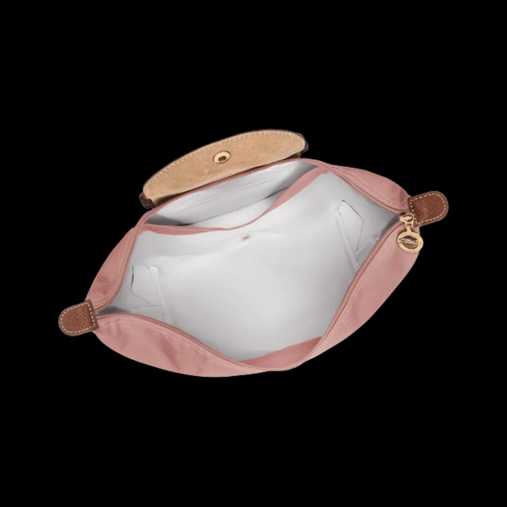 Longchamp Le Pliage Original M Backpack Pink Tea - Recycled canvas - HypeFly India View 2