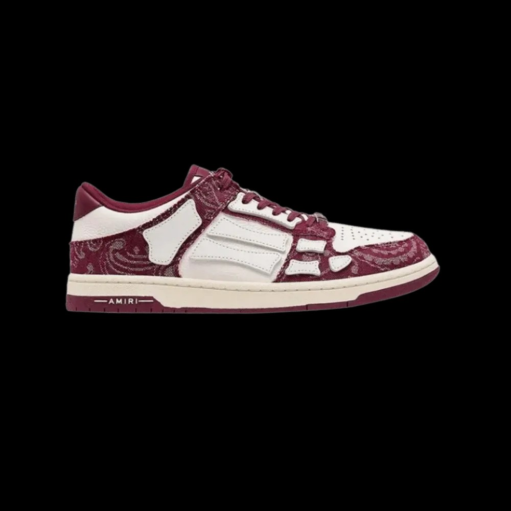 AMIRI Skel Low Bandana Red - HypeFly India View 1