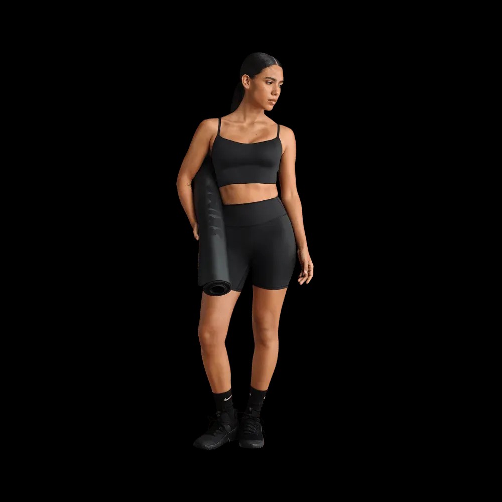 Nike X Skims Matte Women's Cami Longline Bra Obsidian - HypeFly India View 4