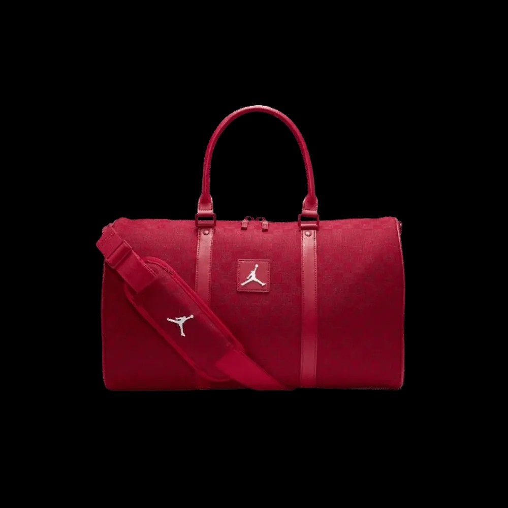 Jordan Monogram Duffle 25L Bag - Red - HypeFly India View 1