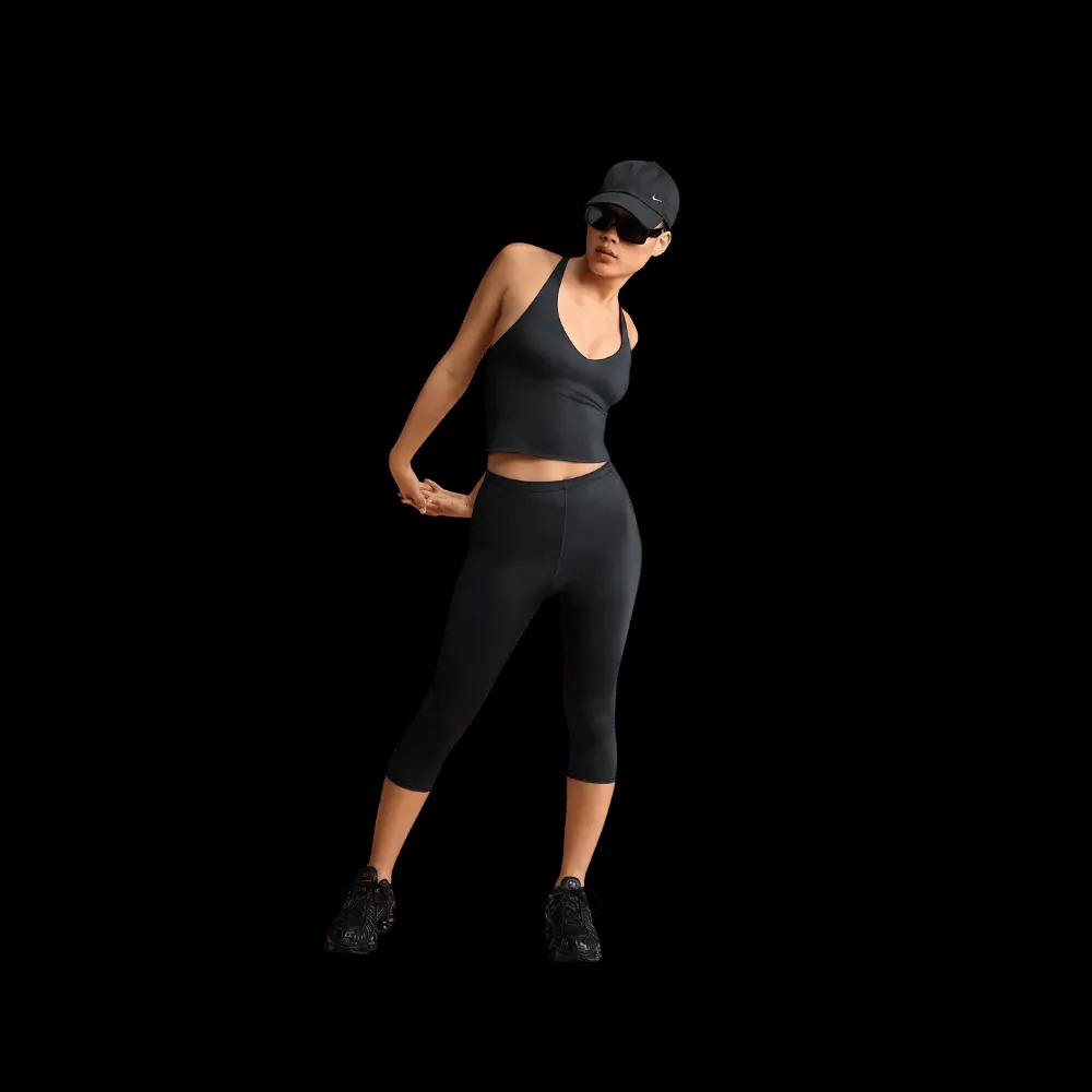 Nike X Skims Shine Women's V-Neck Tank Top Obsidian - HypeFly India View 3