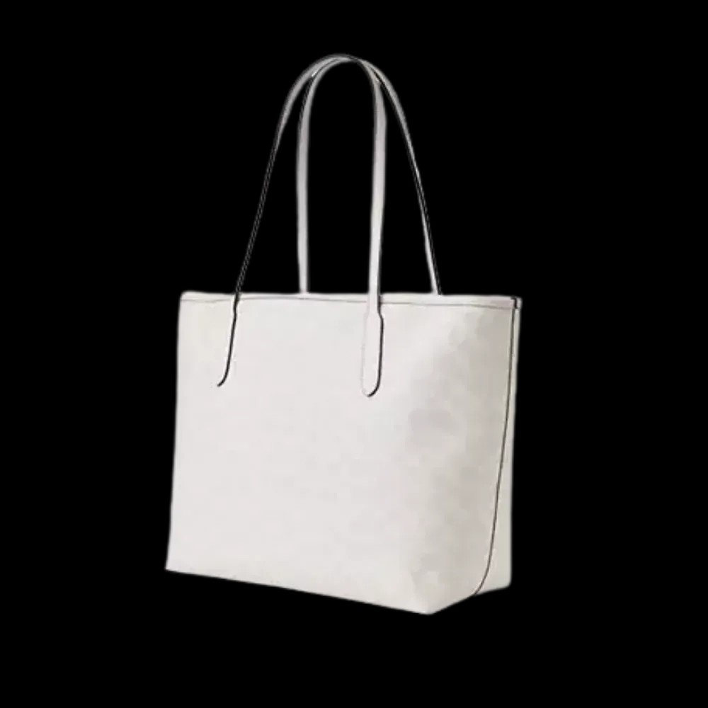 Coach City Tote Bag In Signature Canvas White - HypeFly India View 5