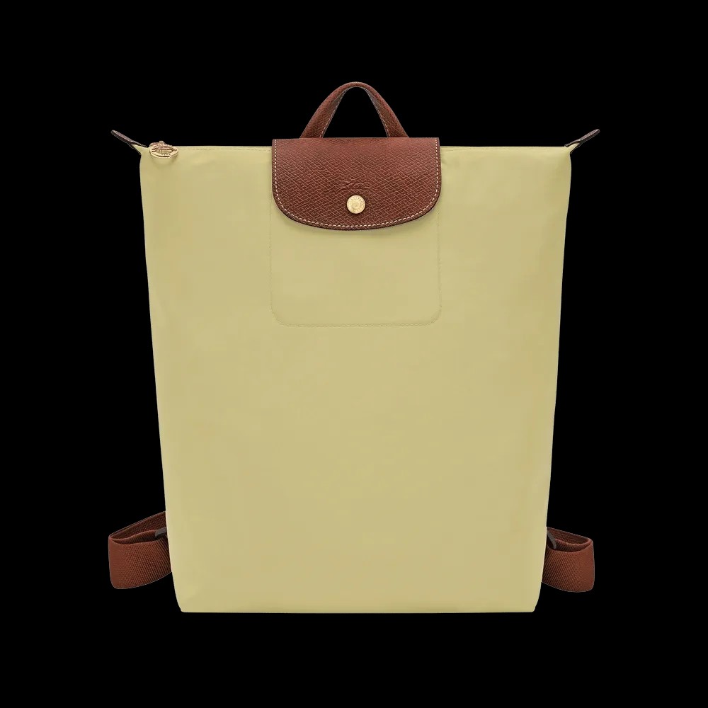 Longchamp Le Pliage Original M Backpack Pistachio - Recycled canvas - HypeFly India View 1