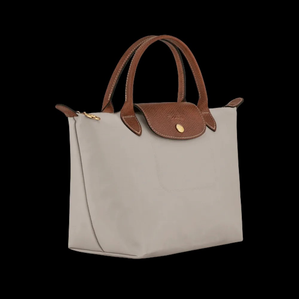 Longchamp Le Pliage Original S Handbag Pebble - Recycled canvas - HypeFly India View 3