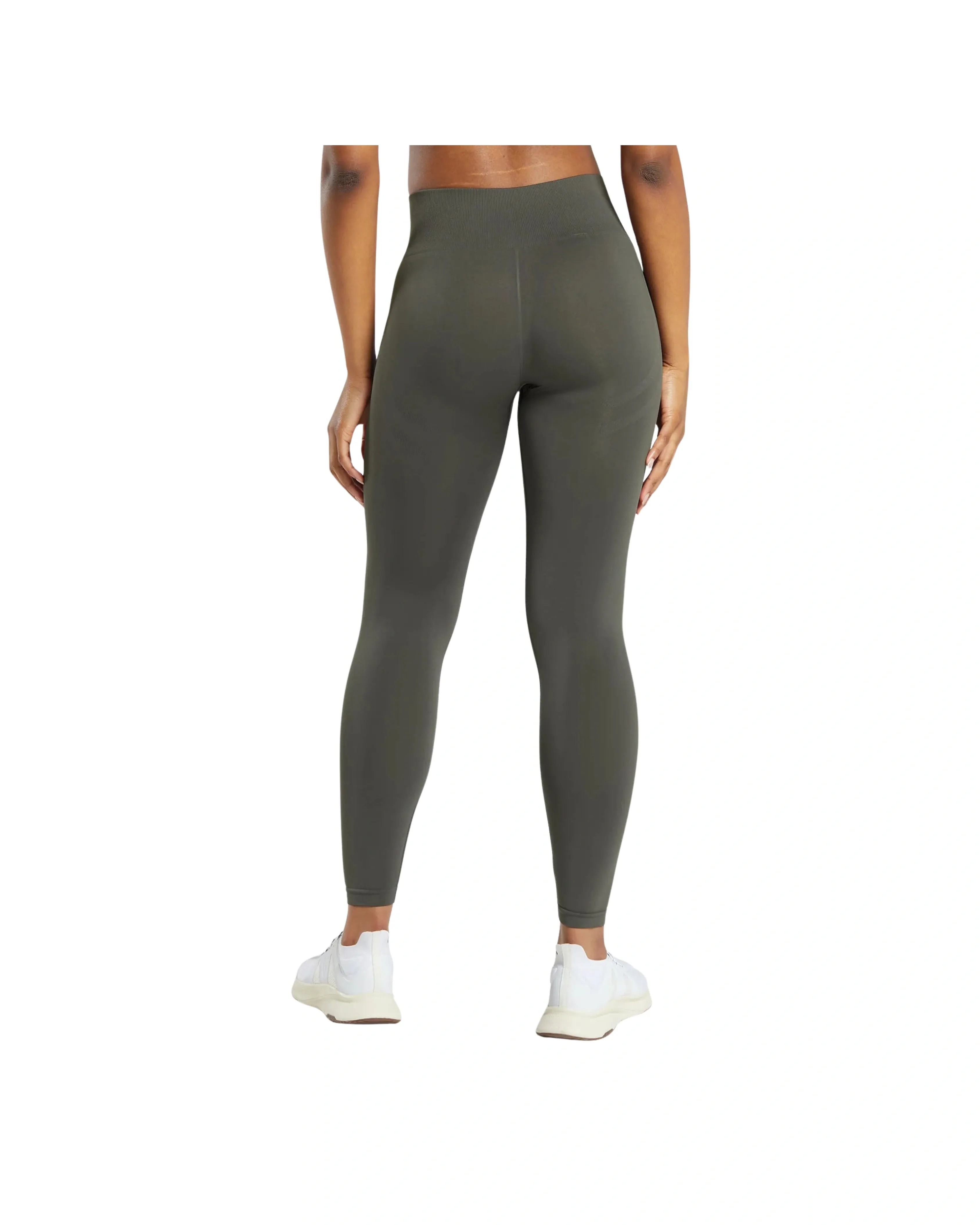 Gymshark Everyday Seamless Leggings Strength Green - HypeFly India View 2