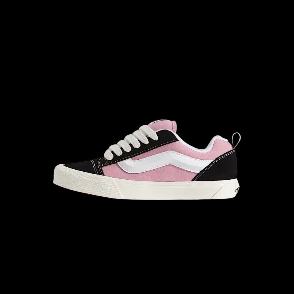 Vans Knu Skool Shoe Black And Pink - HypeFly India View 2