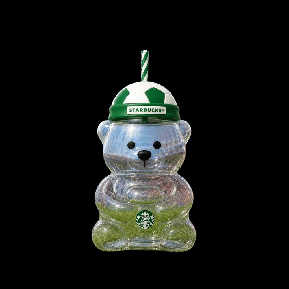 Starbucks x FIFA World Cup 2026 Bearista Bear Football Cap Glass Cup - HypeFly India View 5
