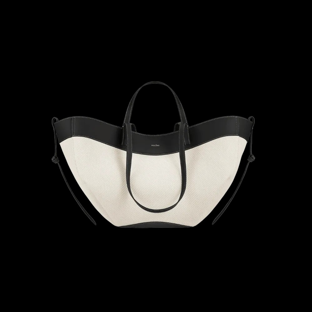 Polene Cyme Black Canvas - HypeFly India View 1