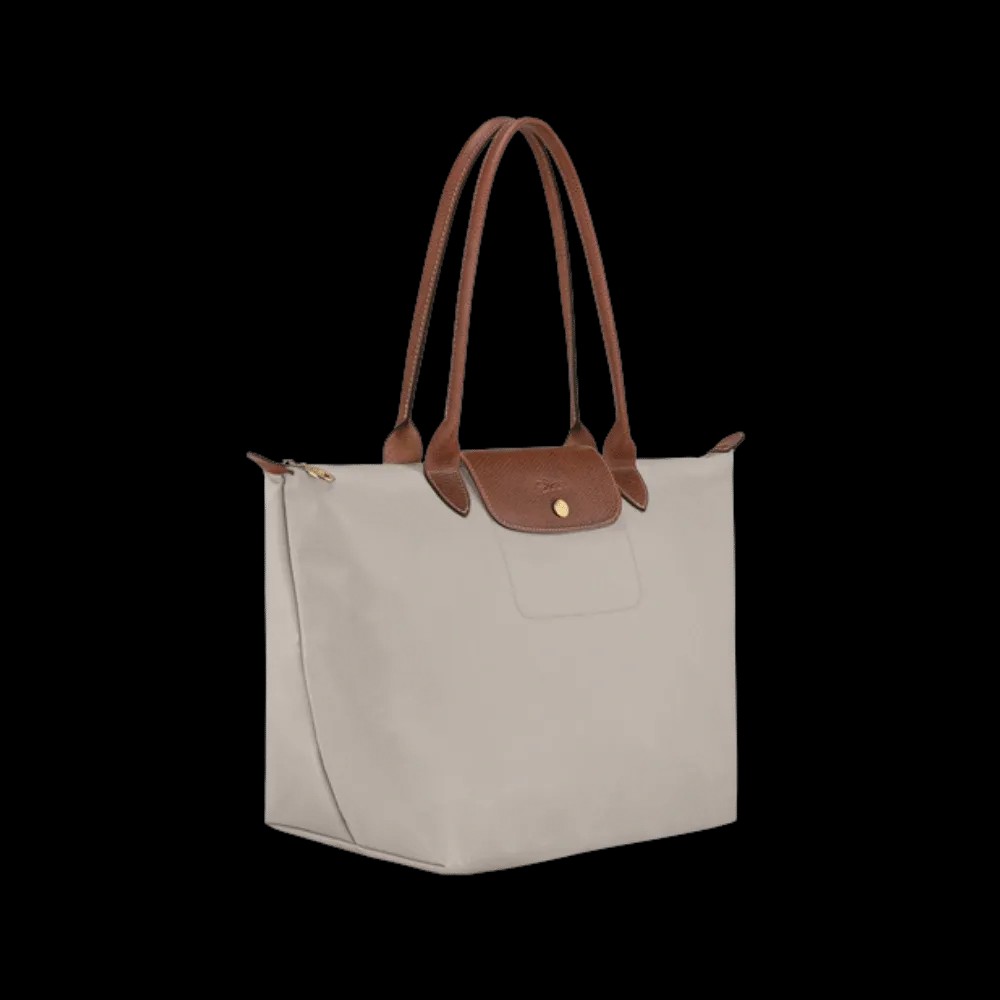 Longchamp Le Pliage Original M Tote bag Pebble - Recycled canvas - HypeFly India View 2