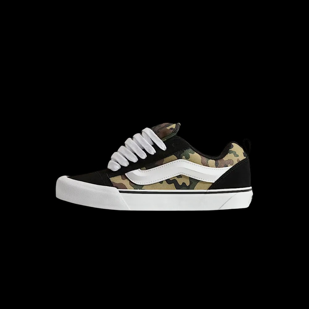 Vans Knu Skool Shoe Black And Green - HypeFly India View 2