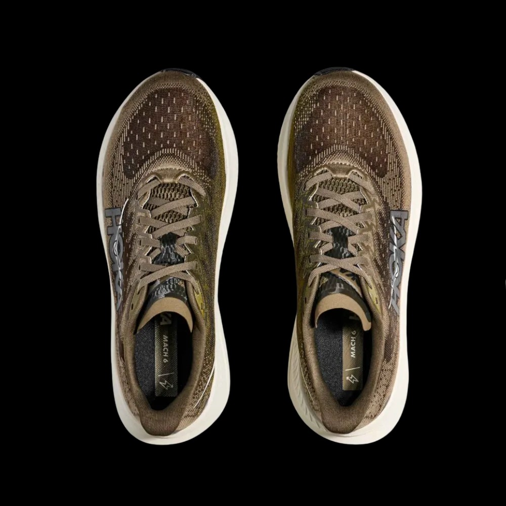 Hoka Mach 6 Antique Olive/Truffle Salt - HypeFly India View 5
