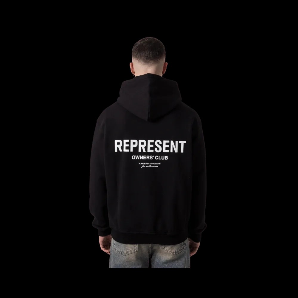 Represent Owner's Club Hoodie Black - HypeFly India View 2
