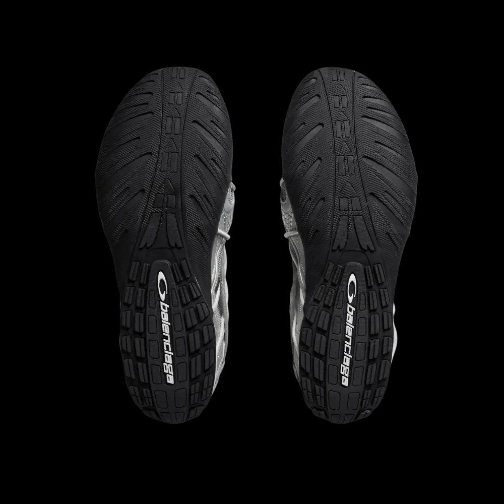 Balenciaga Radar Slip-On Sneaker In Grey - HypeFly India View 3