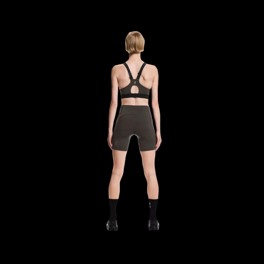 On Short Tights Erewhon Espresso | Black - HypeFly India View 4