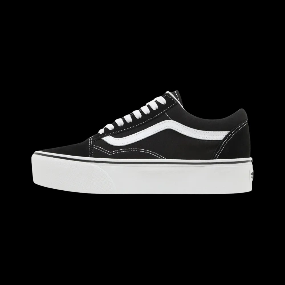 Vans Old Skool Platform Shoe Black And White - HypeFly India View 2