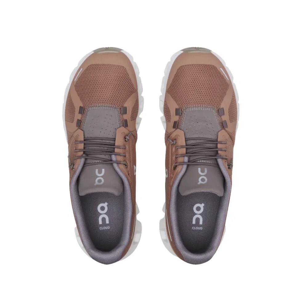 On Running Cloud 5 Rosebrown Fog - HypeFly India View 2