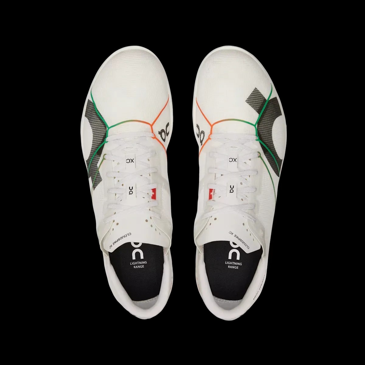 ON RUNNING Men'sCloudspike XC Frost | White - HypeFly India View 2