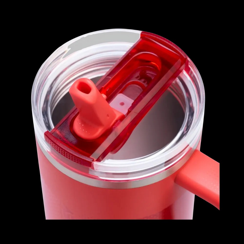 Stanley Quencher ProTour Flip Straw Tumbler (40OZ) Hot Coral Fade - HypeFly India View 3