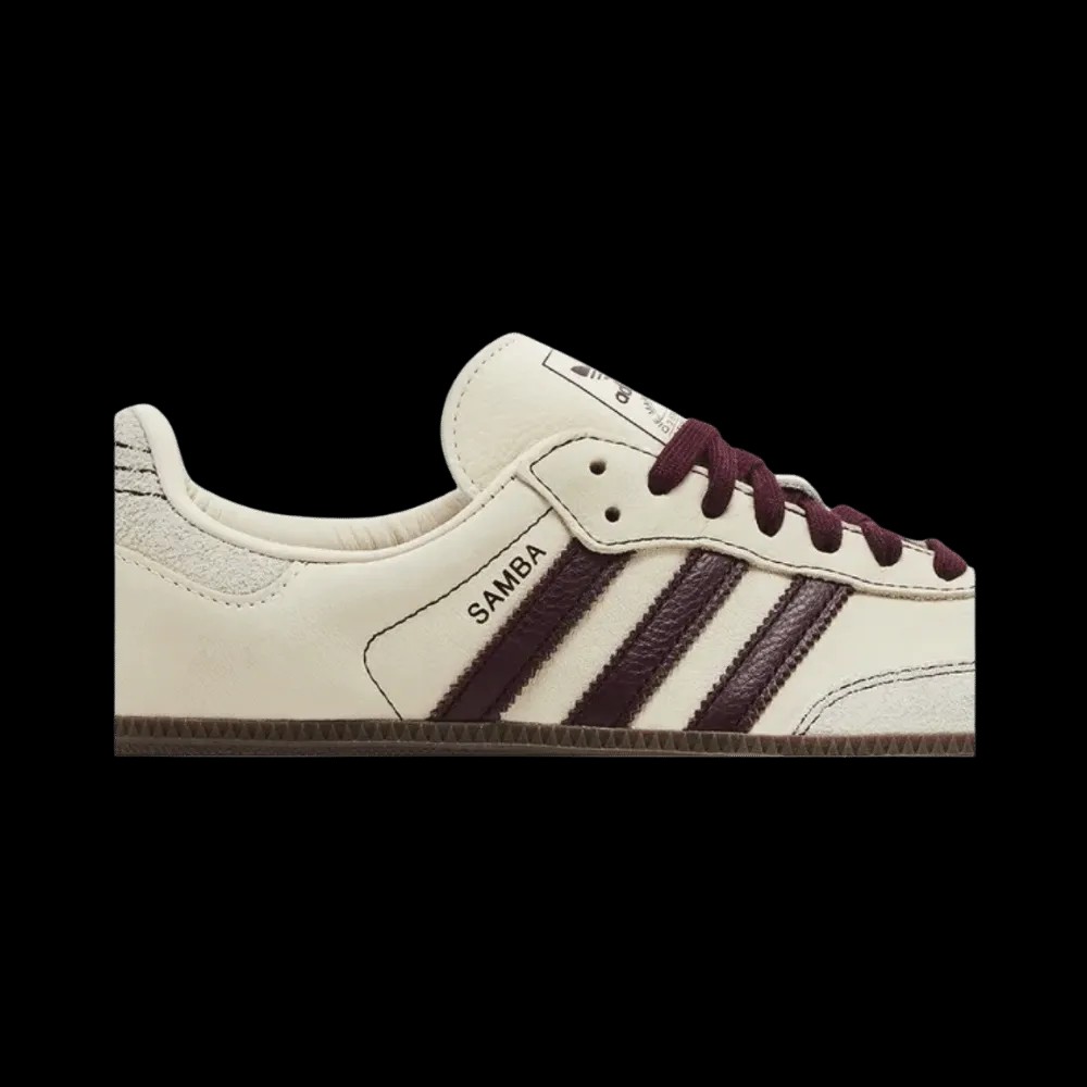 Wmns Samba OG 'Wonder White Maroon' - HypeFly India View 4