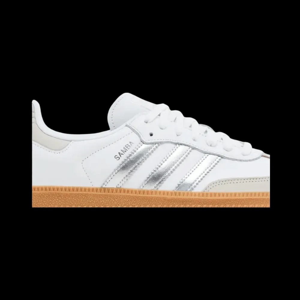 Samba OG 'White Silver Metallic Grey' - HypeFly India View 5
