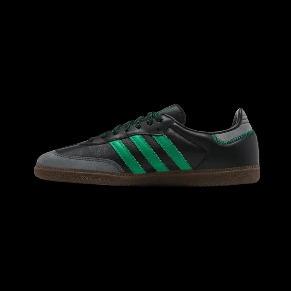 Samba OG 'Black Green' - HypeFly India View 4