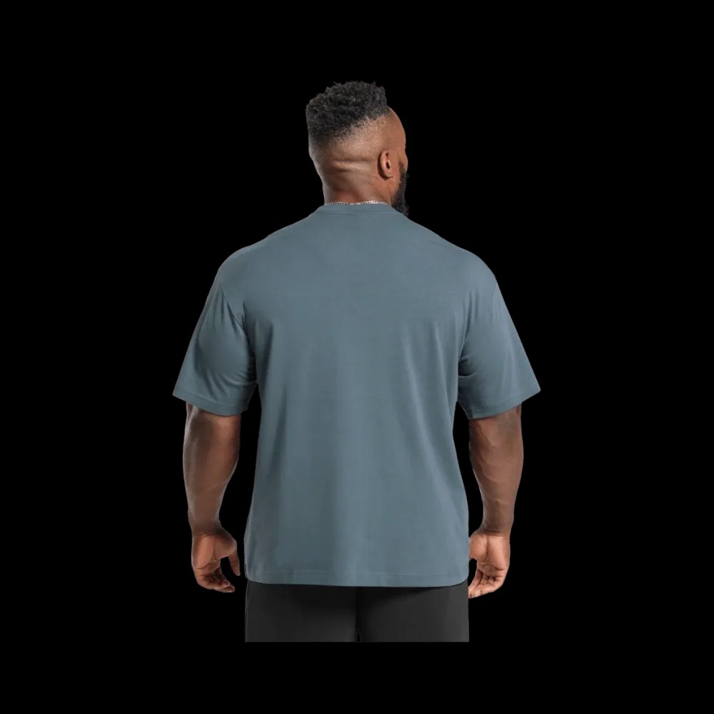 Gymshark Essential Oversized T-Shirt Titanium Blue - HypeFly India View 1