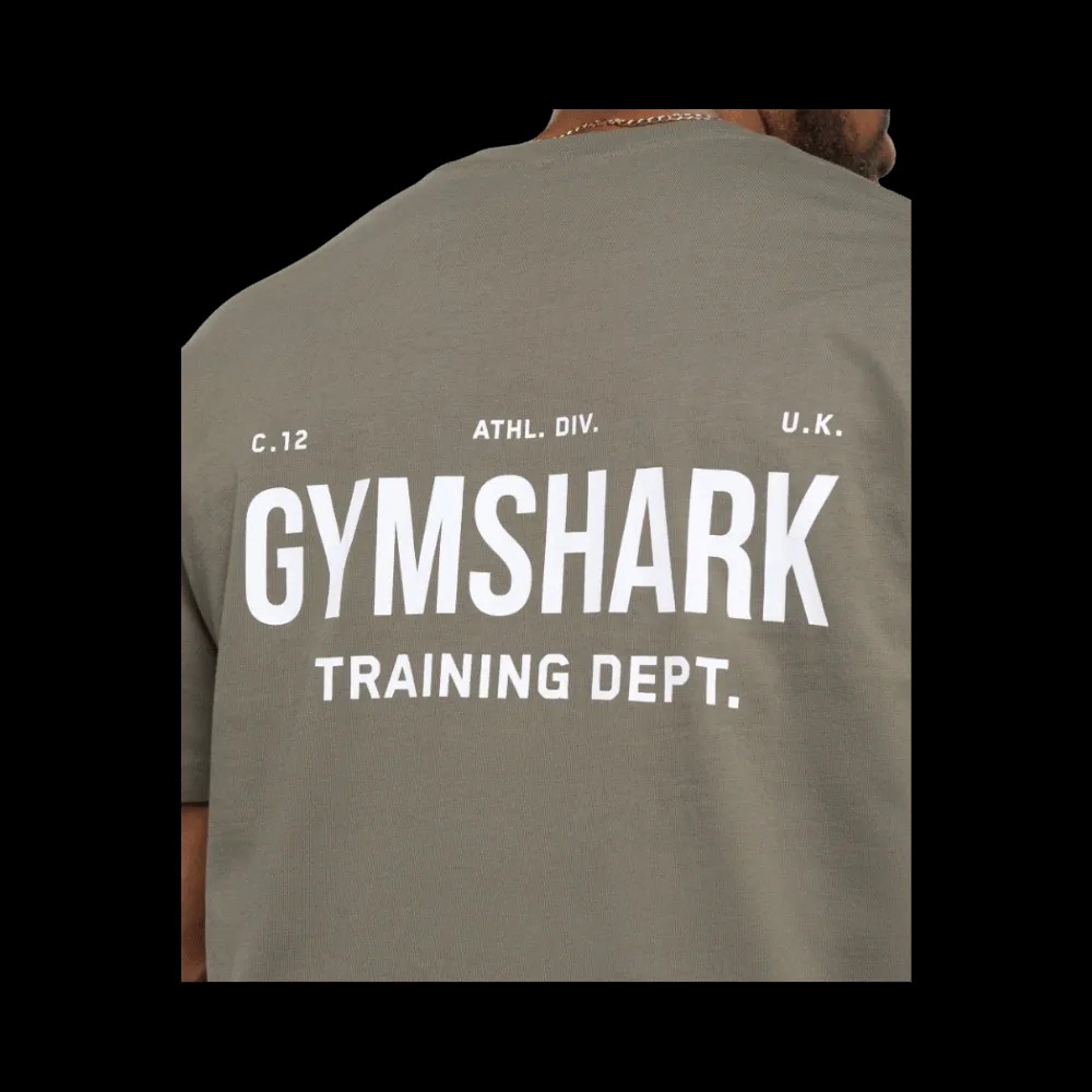 Gymshark Training Dept. T-Shirt Oversized Fit Camo Brown - HypeFly India View 4