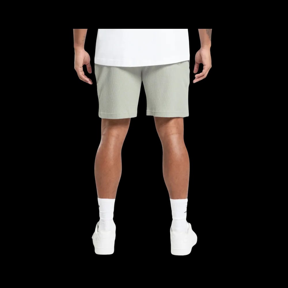 Gymshark Waffle Shorts Oversized Fit Stone Grey - HypeFly India View 2