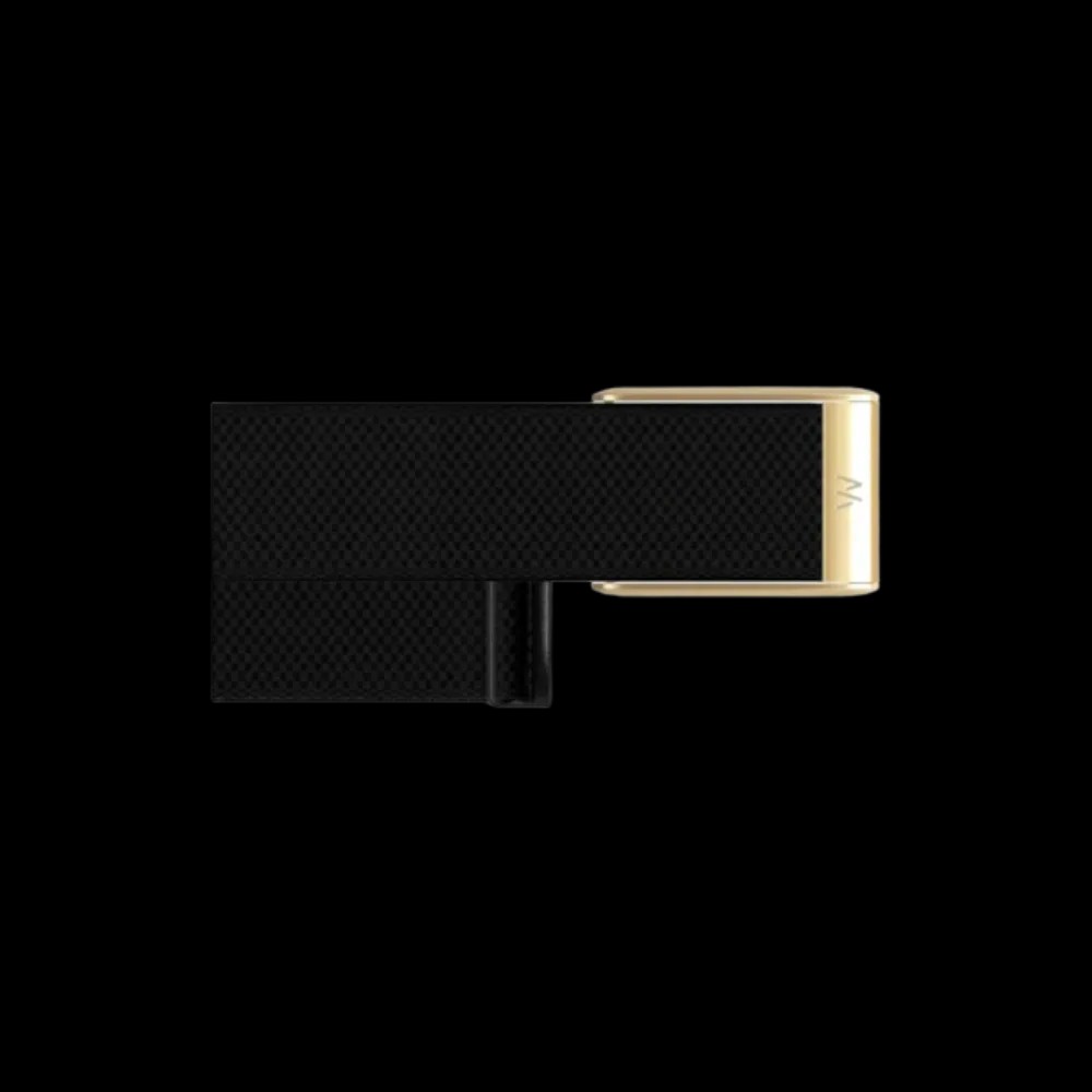 Whoop 5.0 Peak / MG Life Superknit Luxe Obsidian with Gold Band (Strap Only) - HypeFly India View 2