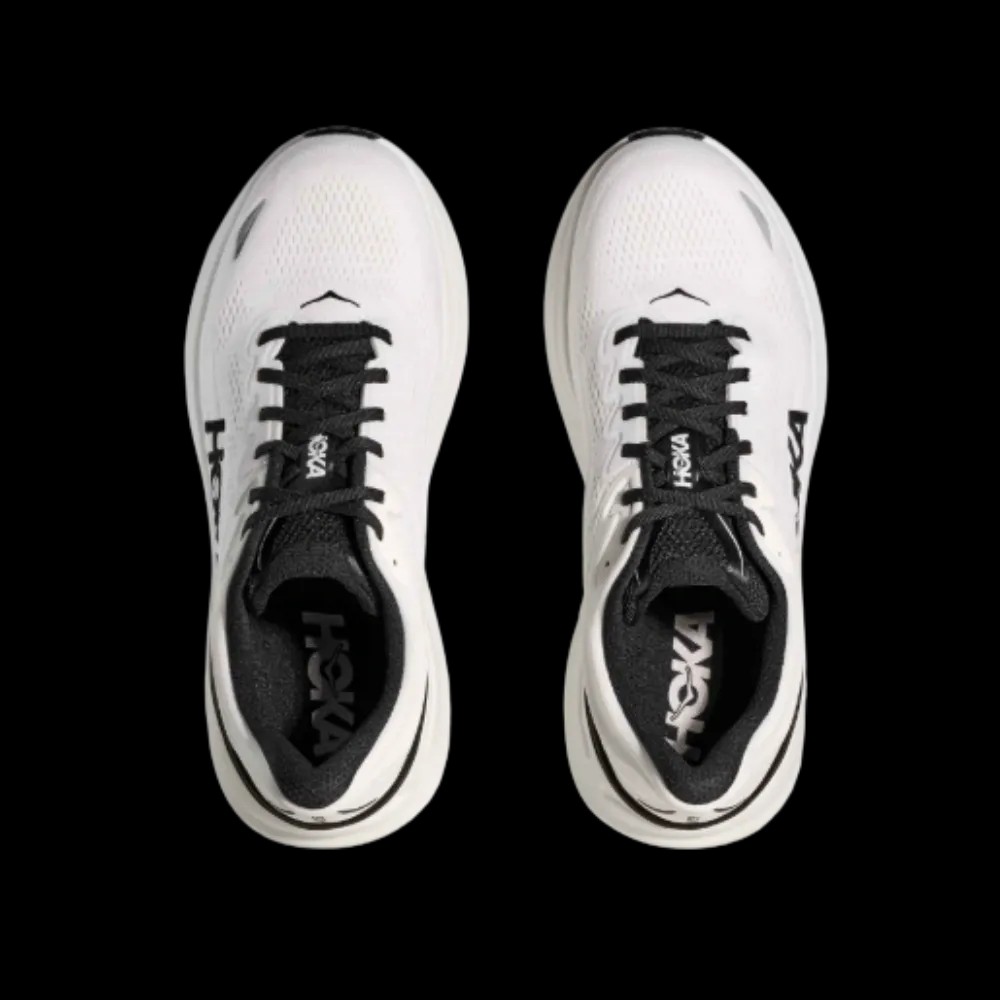 Hoka Bondi 9 White And Black - HypeFly India View 5