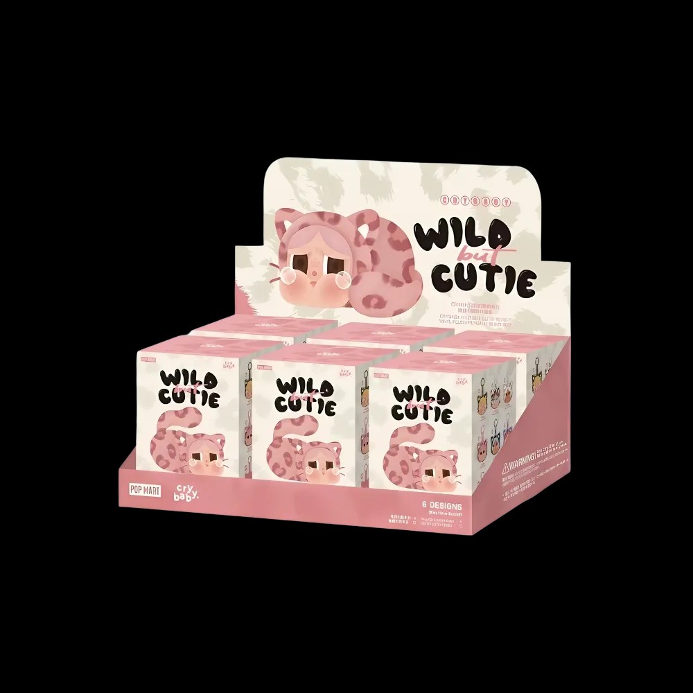 Pop Mart CRYBABY Wild but Cutie Series Vinyl Plush Pendant Sealed Case (6 Blind Box) - HypeFly India View 1
