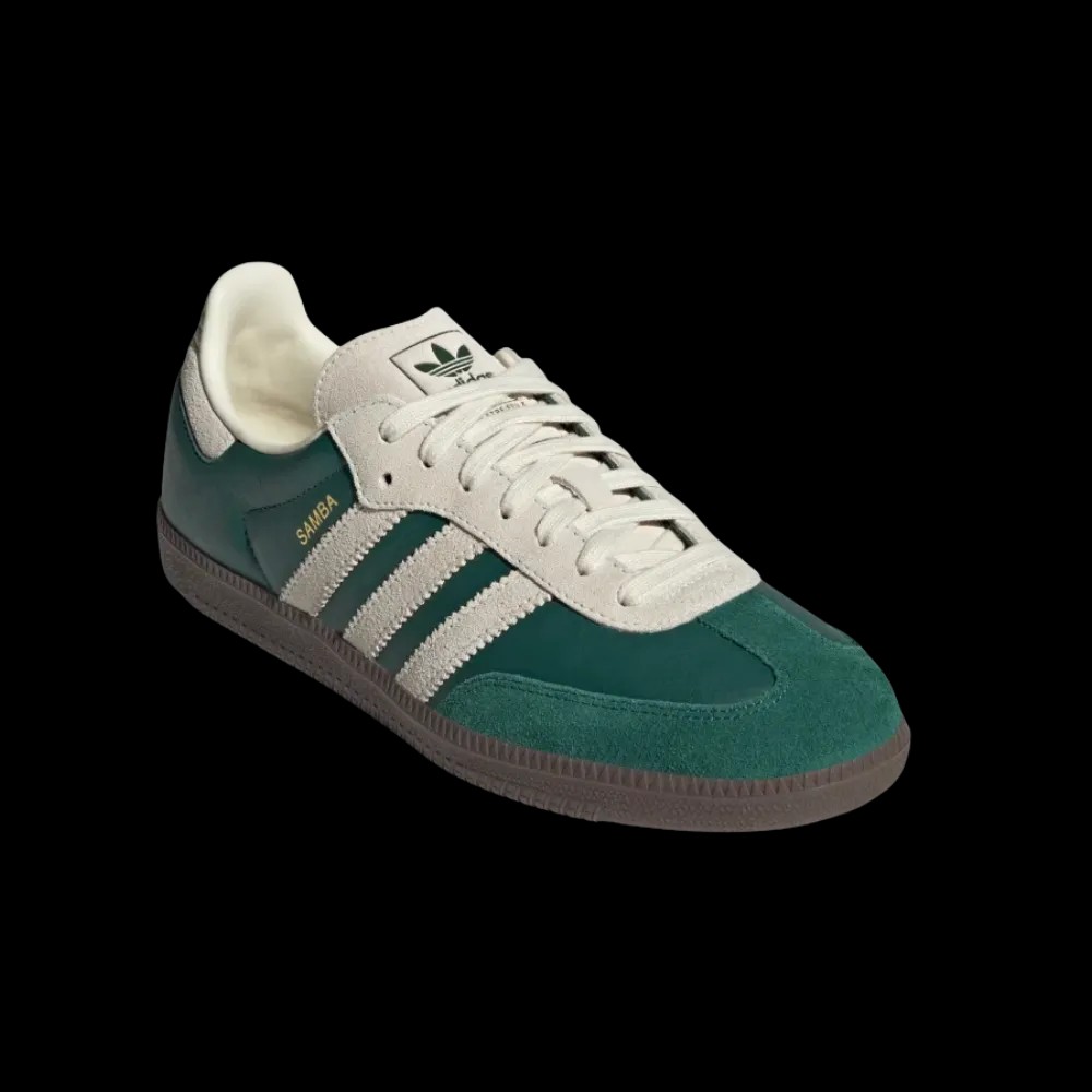 Adidas Samba OG Collegiate Green Cream White - HypeFly India View 3