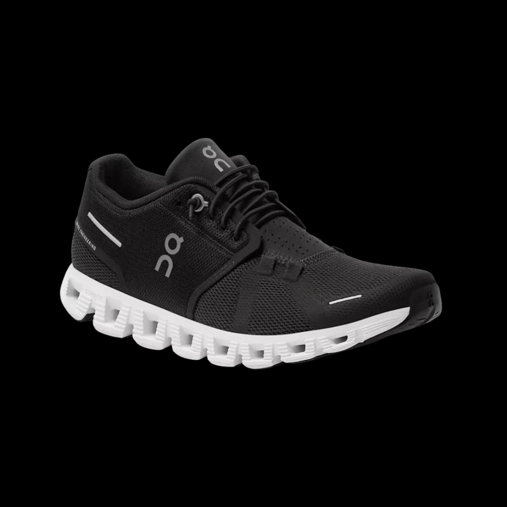 Cloud 5 Black White On Running - HypeFly India View 4
