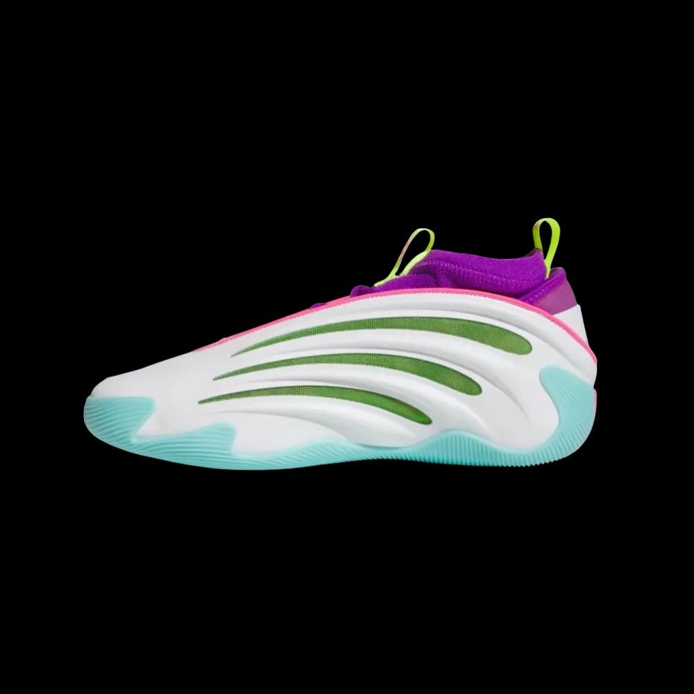 Adidas Harden x Jalen Williams Vol. 9 'White Lucid Lime Pink' - HypeFly India View 2