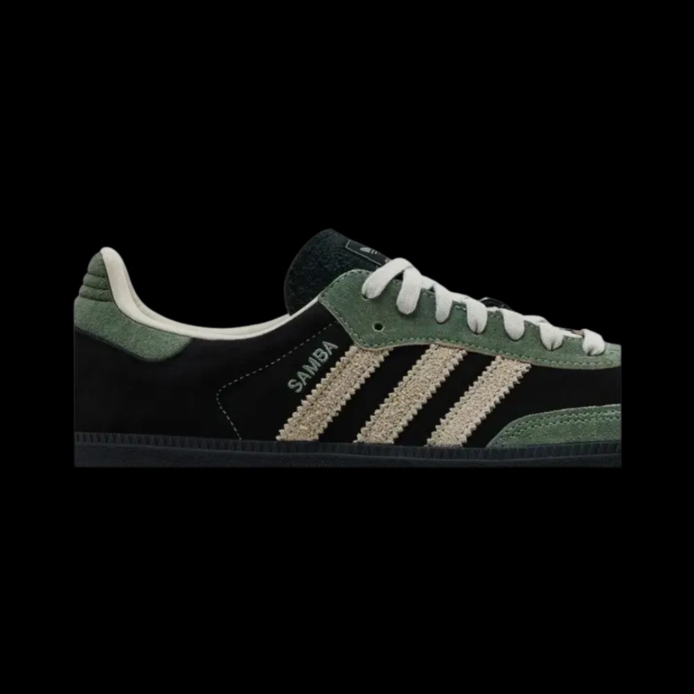 Adidas Samba OG 'Black Silver Green' - HypeFly India View 4