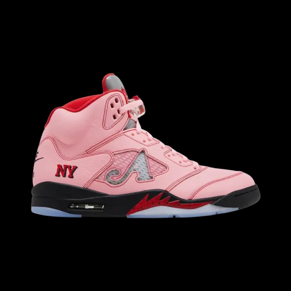 Awake NY x Air Jordan 5 Retro 'Boro - Arctic Pink' - HypeFly India View 1